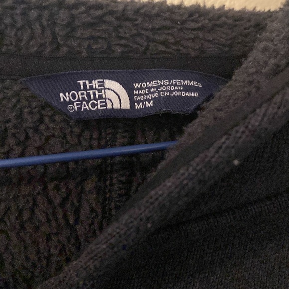 Norfh Face fleece designer Hoodie shawl cape poncho - Picture 2 of 5